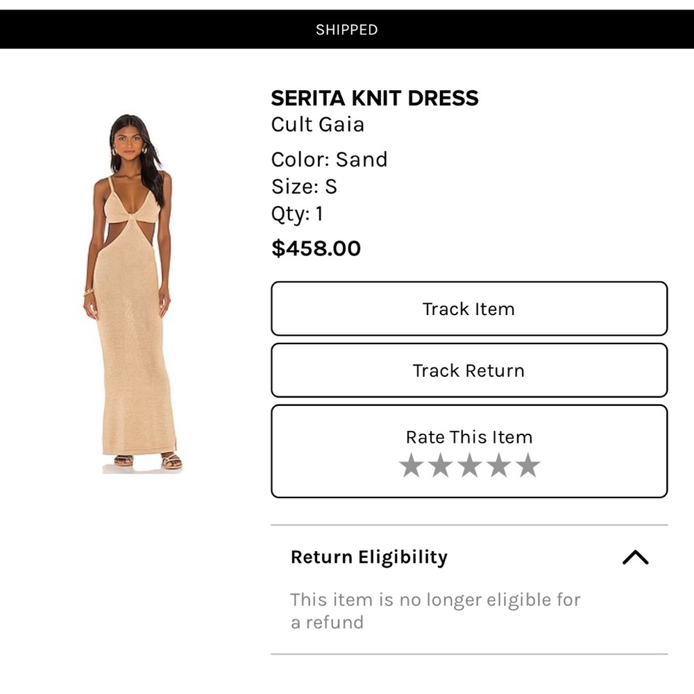 Cult Gaia Serita Dress in Small